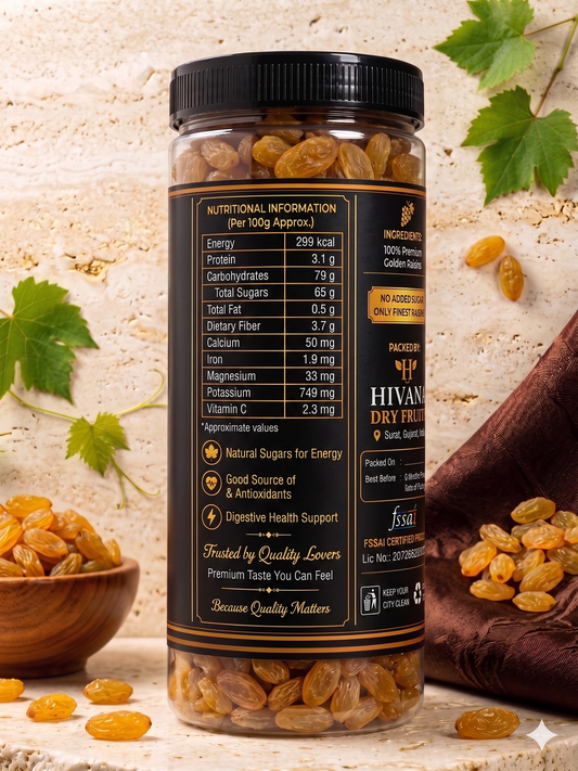 HIVANA Golden Raisins 250gm