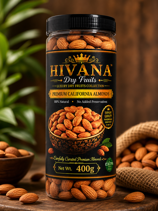 HIVANA Signature California Almonds 400gm