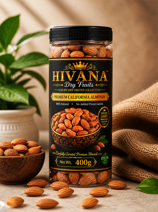 HIVANA Signature California Almonds 400gm