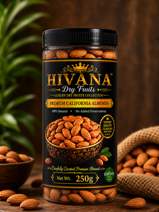 HIVANA California Almonds 250gm