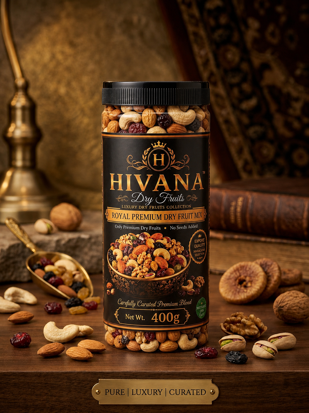HIVANA Royal Harvest Dry Fruit Blend 400gm