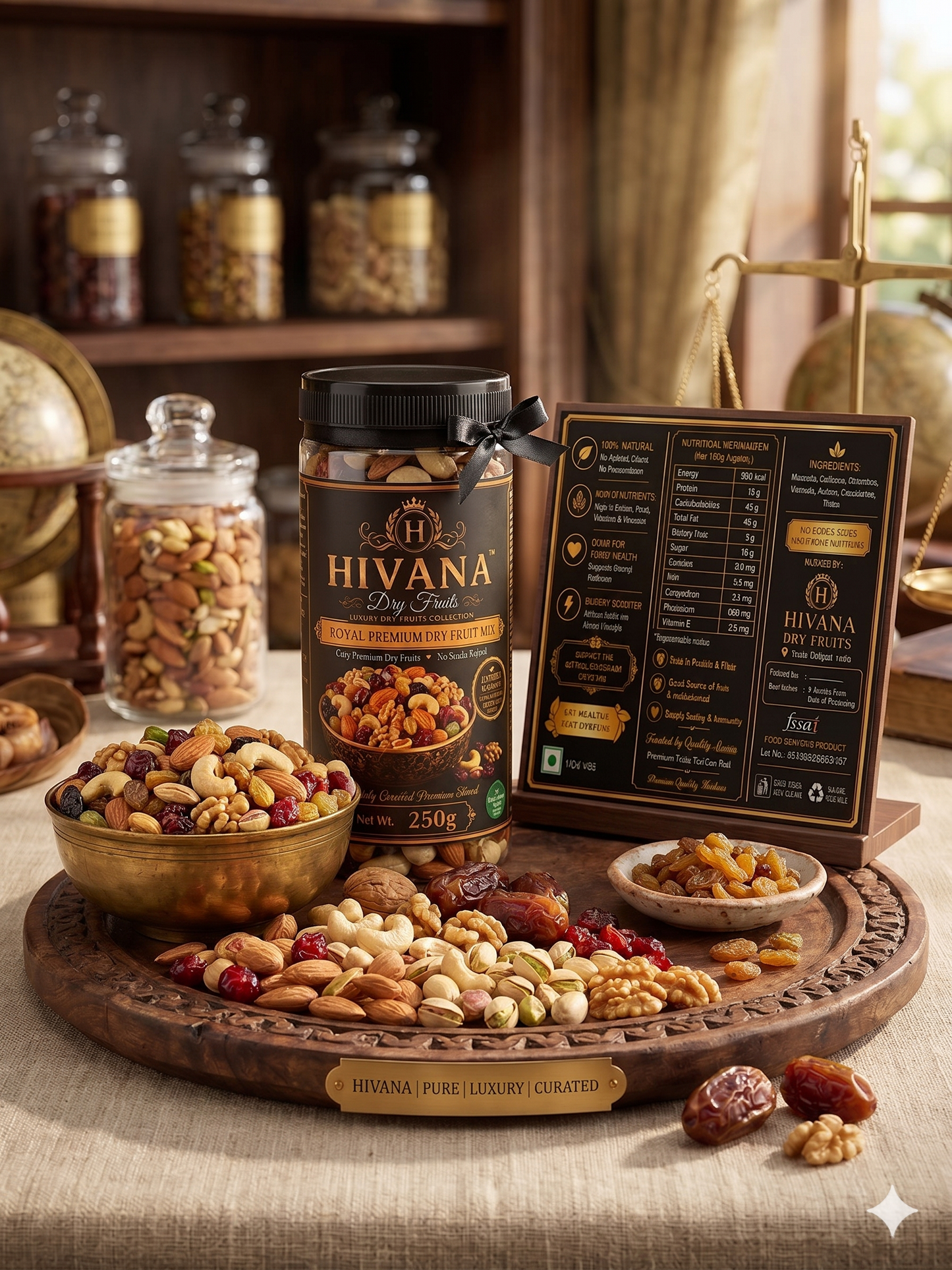 HIVANA Dry Fruit Mix 250gm