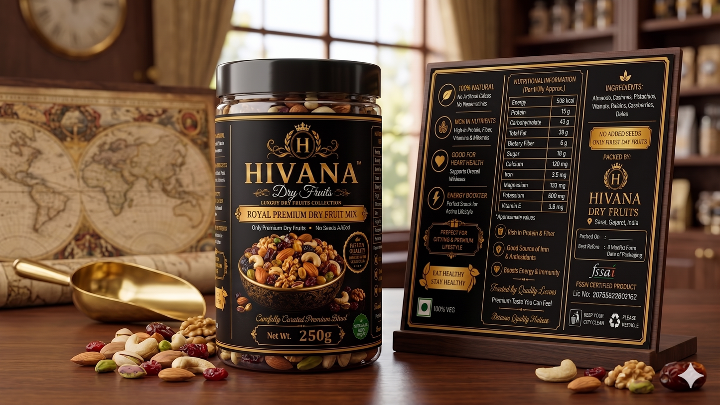 HIVANA Dry Fruit Mix 250gm