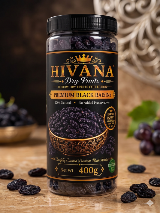 HIVANA Natural Dark Raisins 400gm
